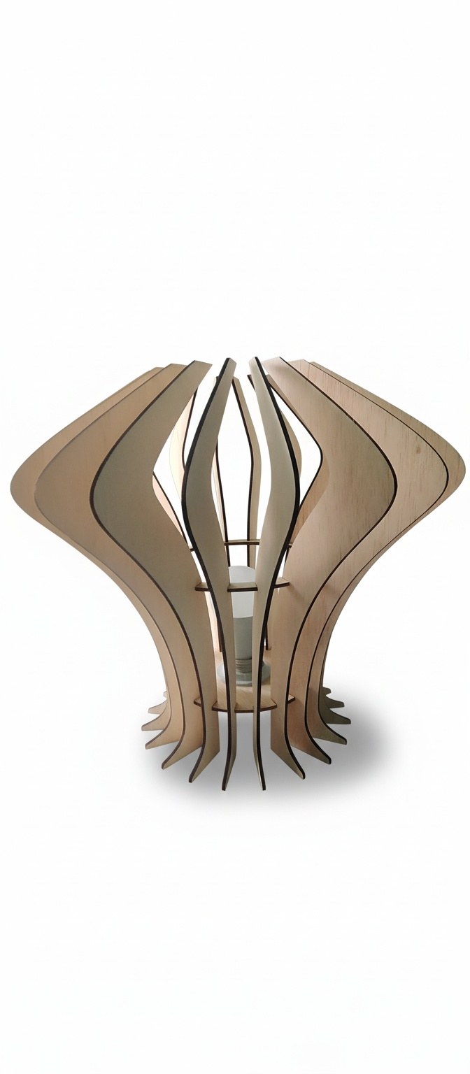 Lampa 9 – Flame Curve Lampa 9 – Flame Curve - imagine 1